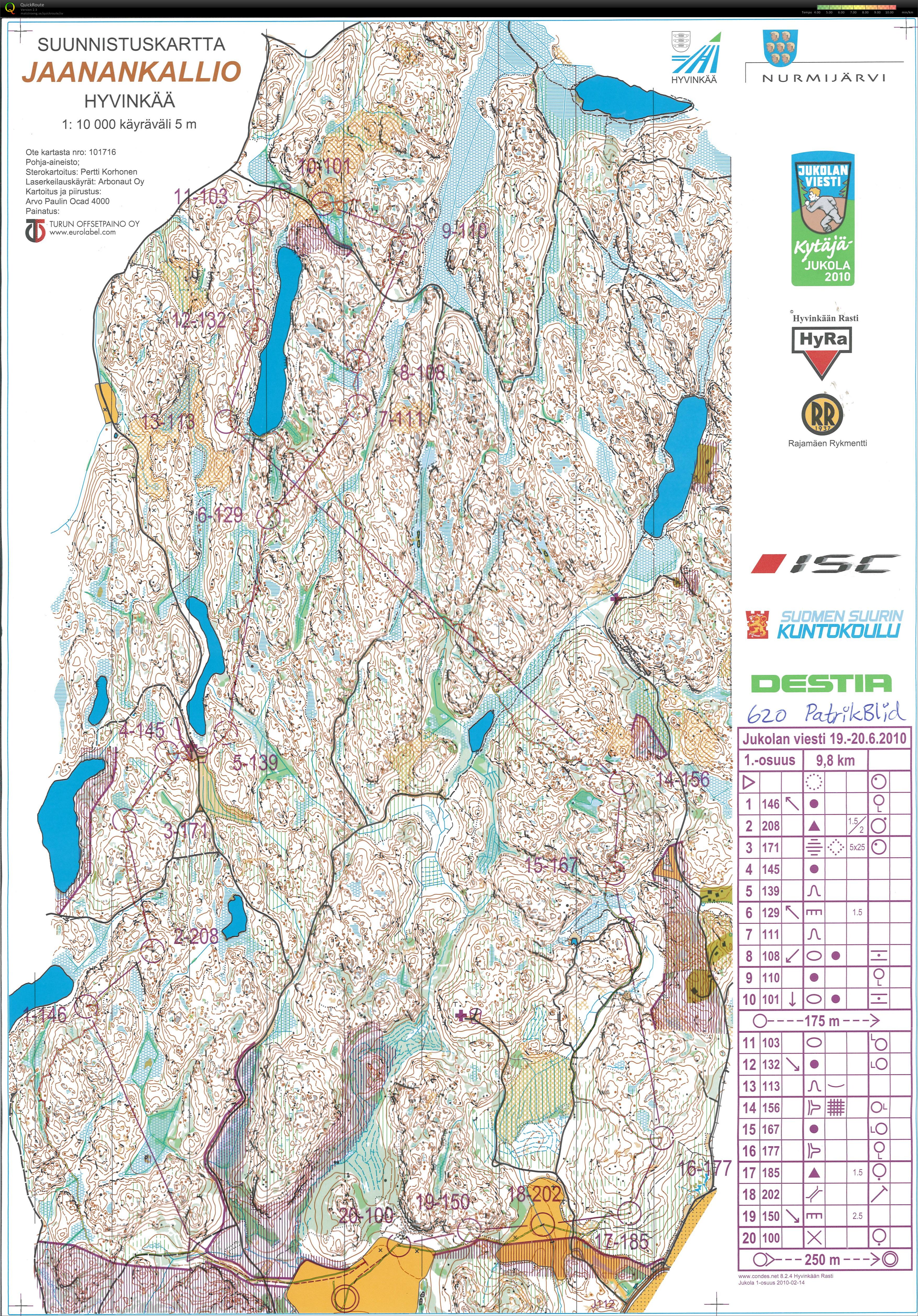 Kytäjä-Jukola 2010 (19-06-2010)