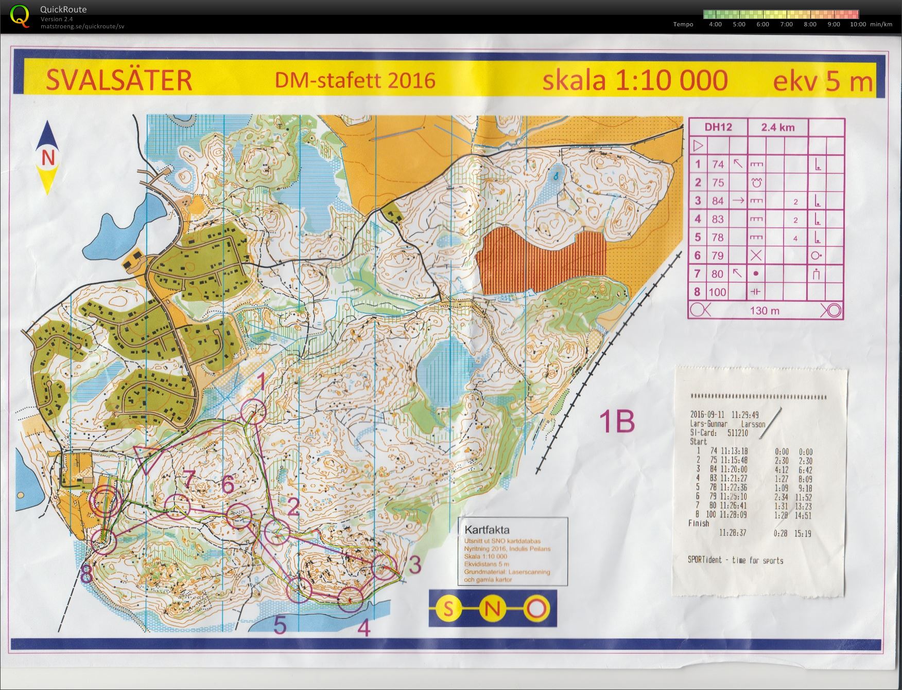 DM stafett D12 str 3 (Lisa) (2016-09-11)