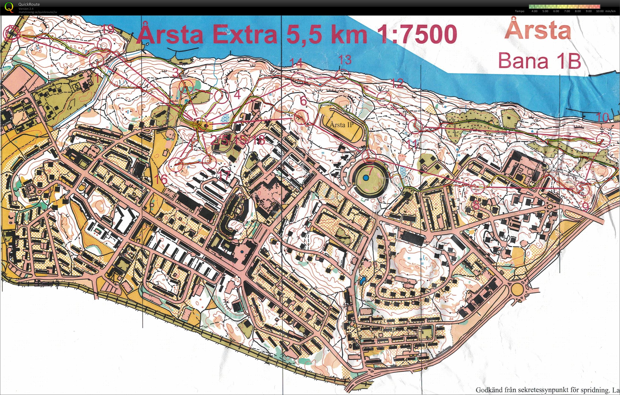 Årsta Extra 5,5 km (2017-01-03)