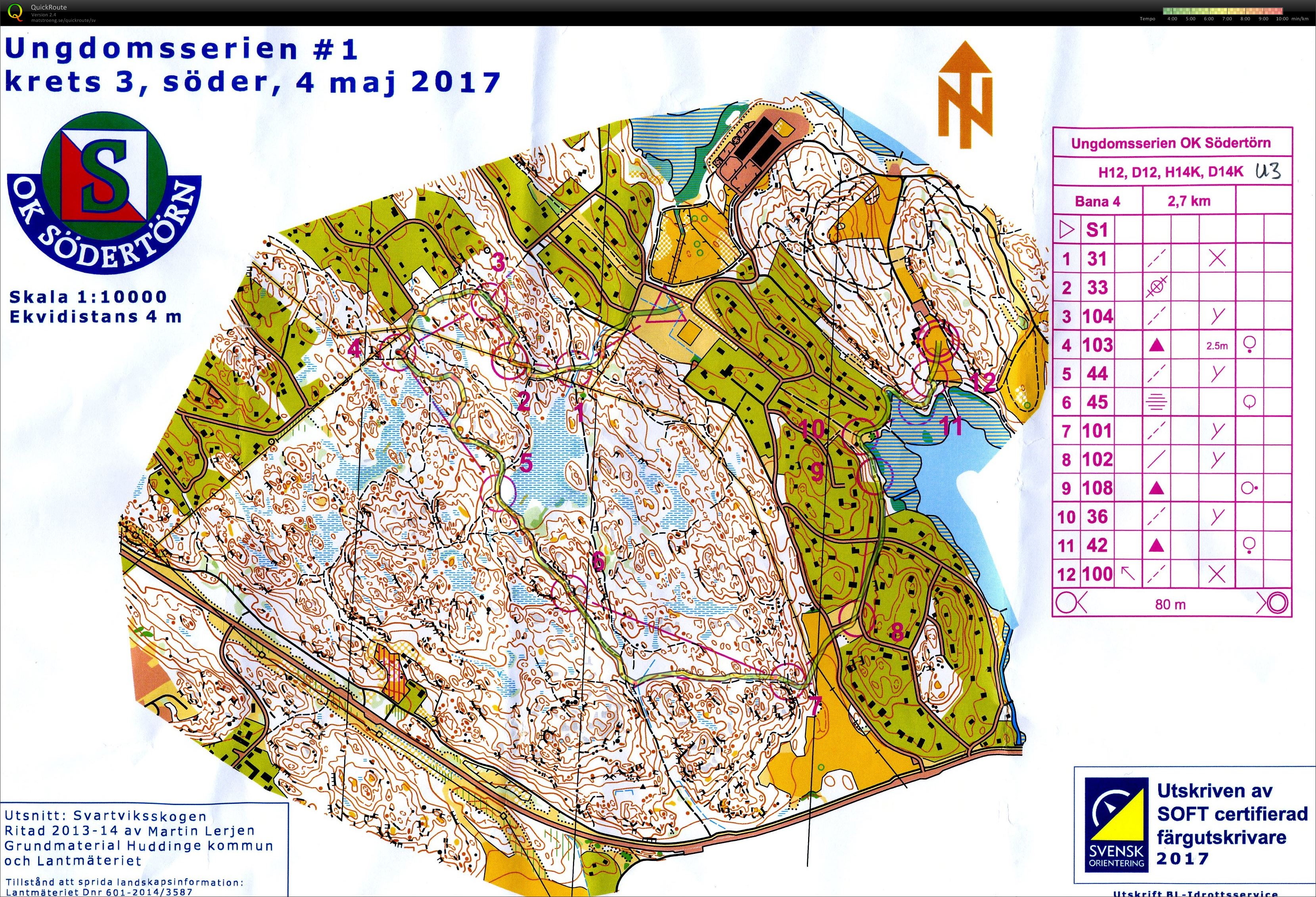 Ungdomsserien #1 Krets 3 Söder (2017-05-04)