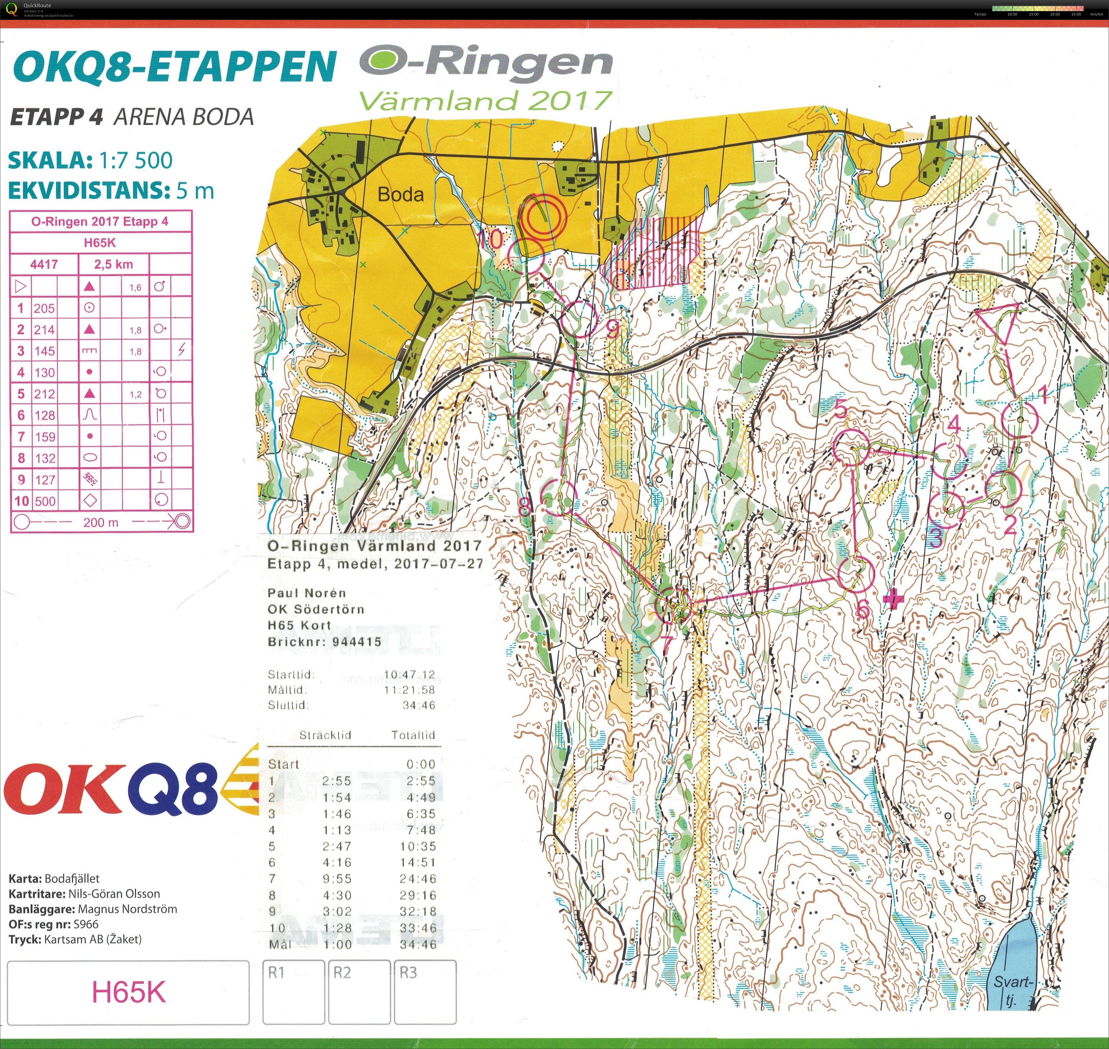 O-Ringen Arvika Etapp 4 (27-07-2017)