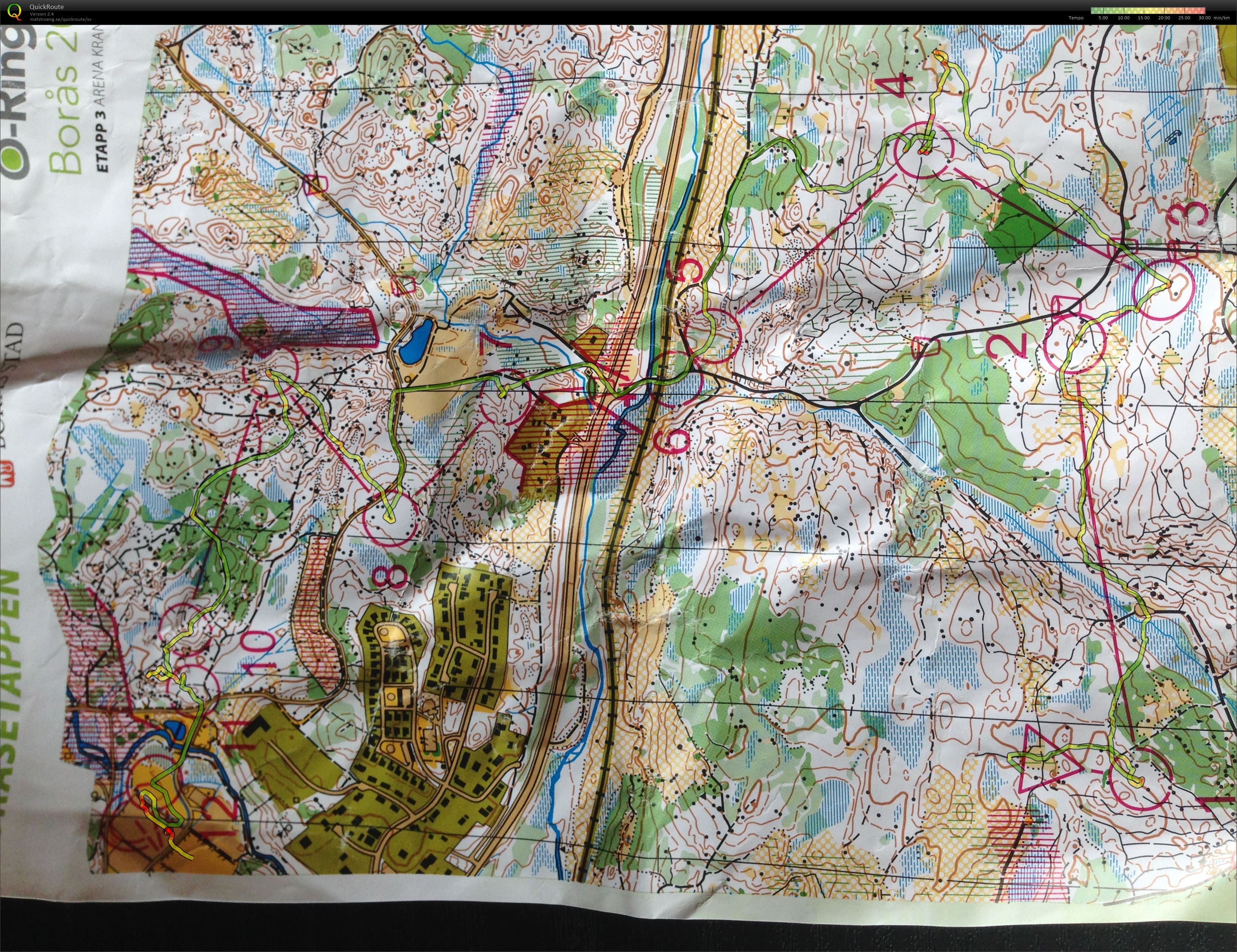 O-Ringen Borås etapp 3 (2015-07-22)