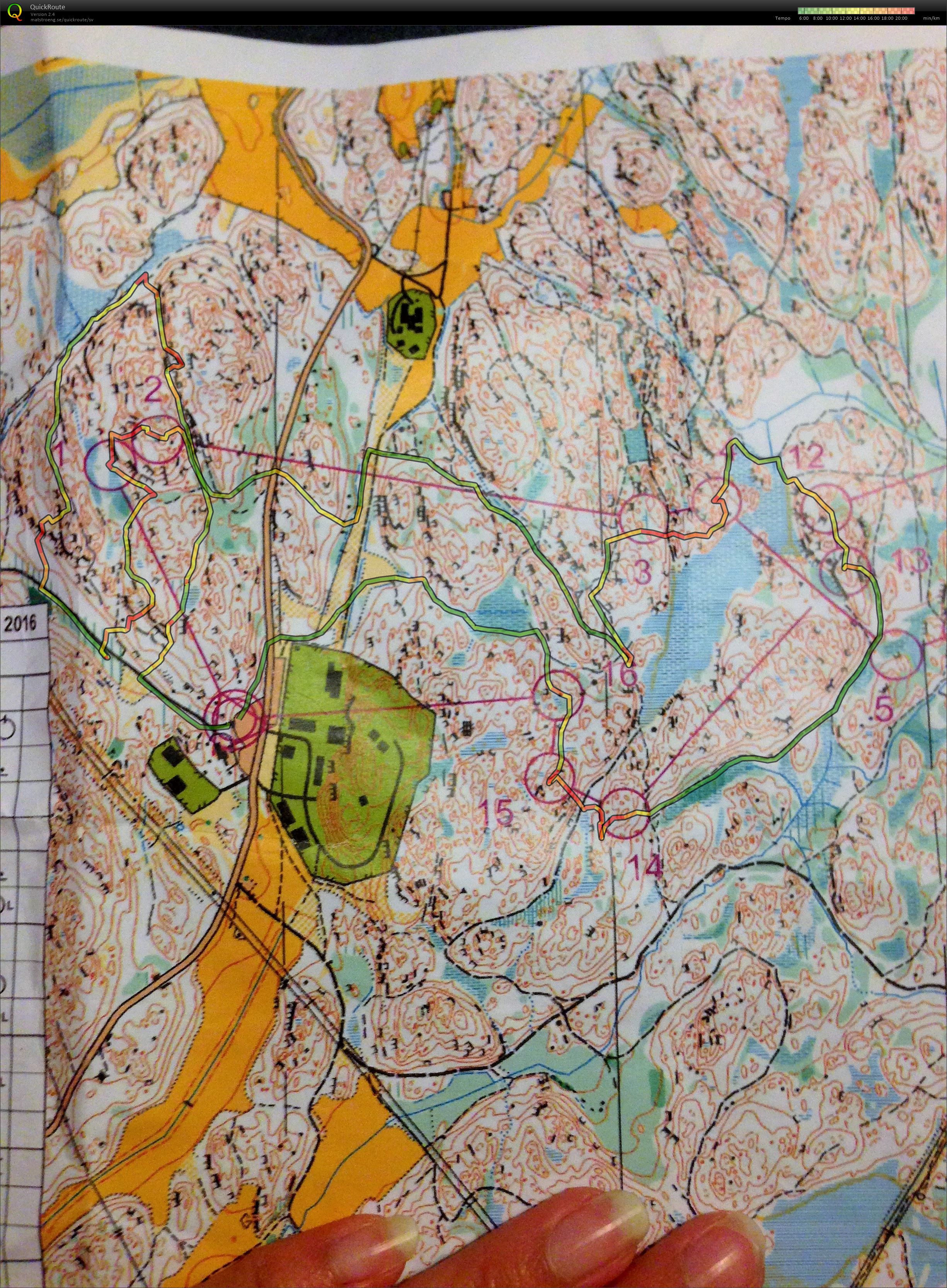 Tisdagsträning Ågesta kraftverk (09.08.2016)
