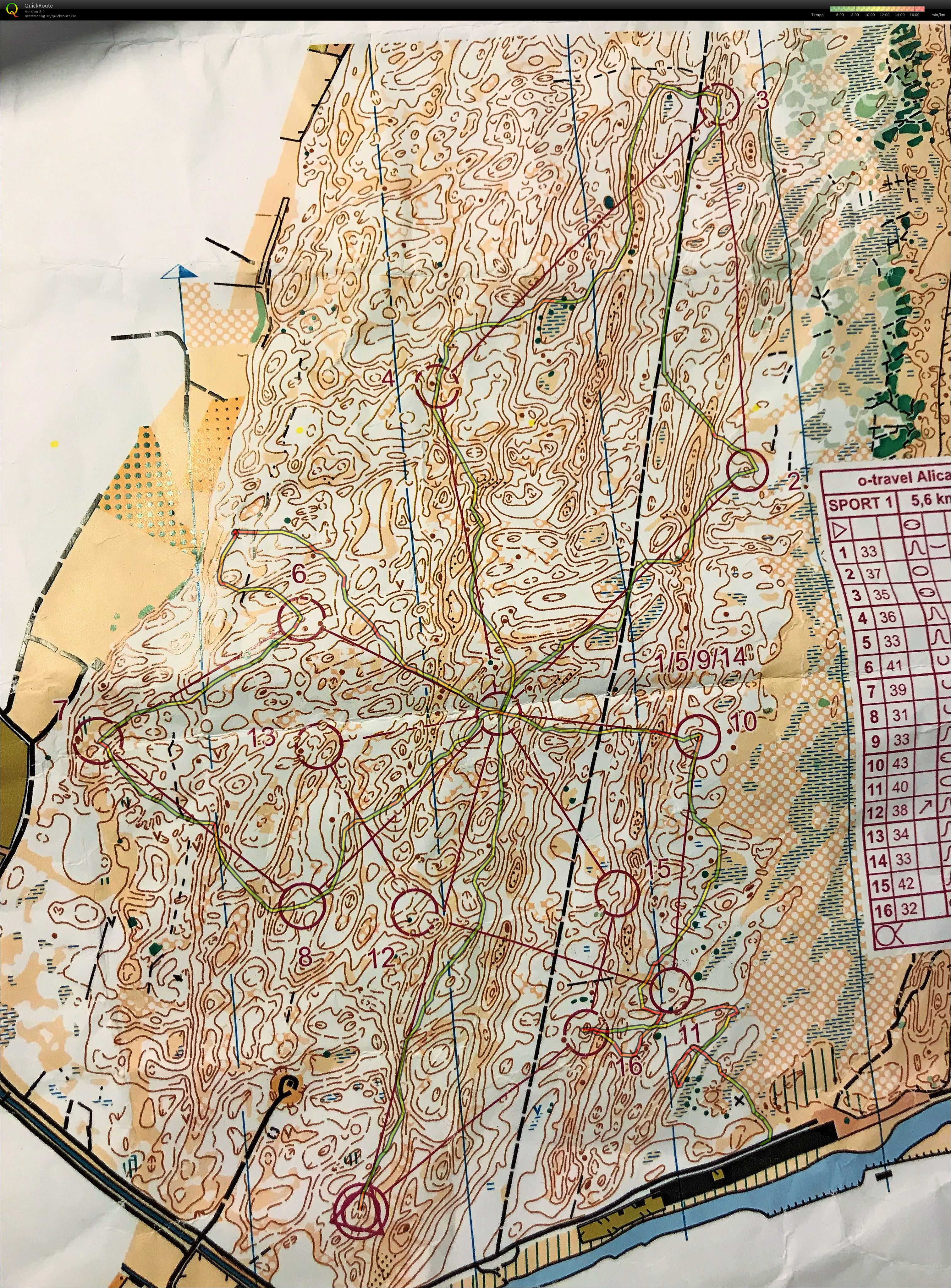Alicante-läger Stafetträning med SI (2018-02-27)