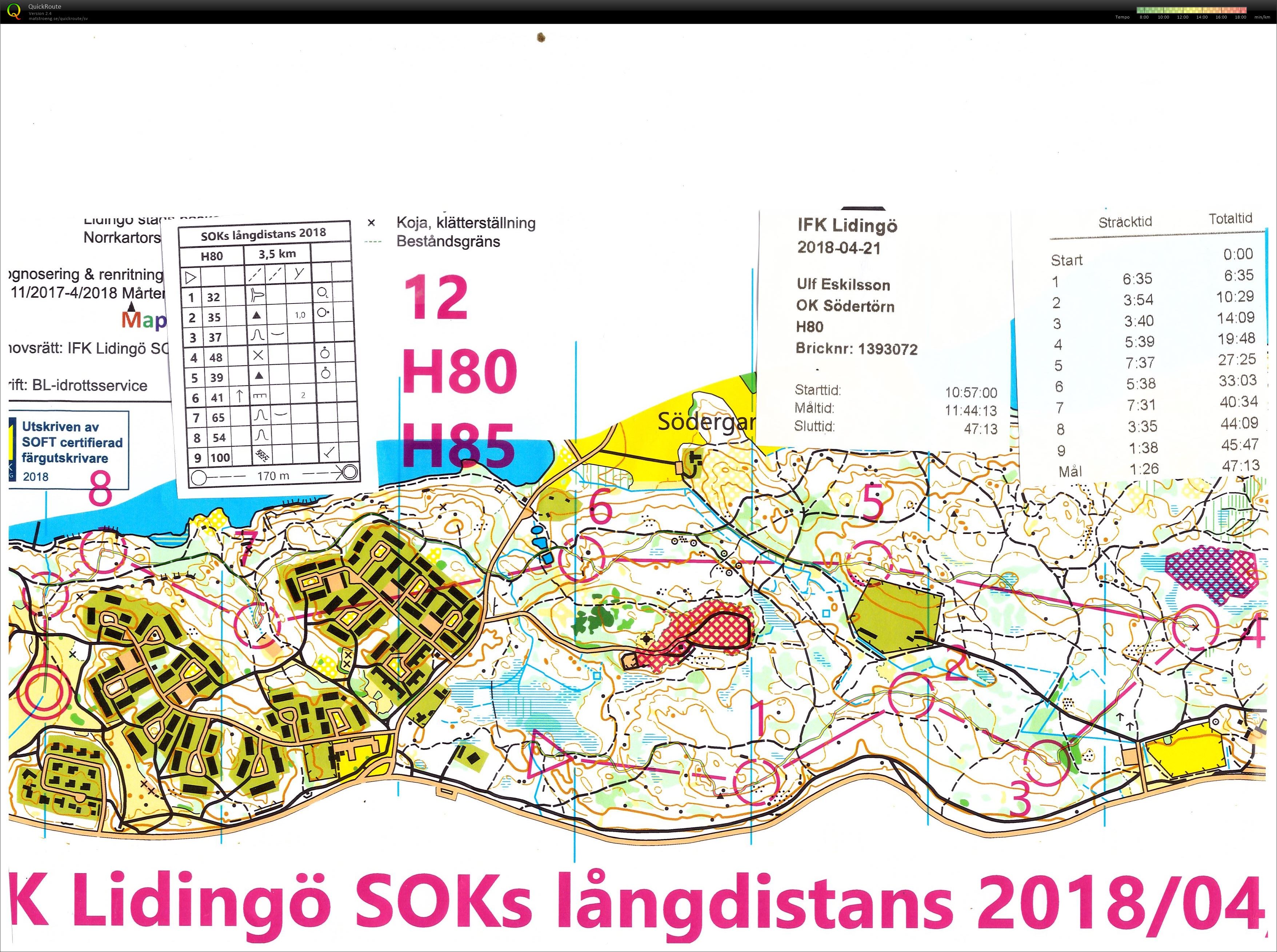 Lidingö Långdistans (21-04-2018)