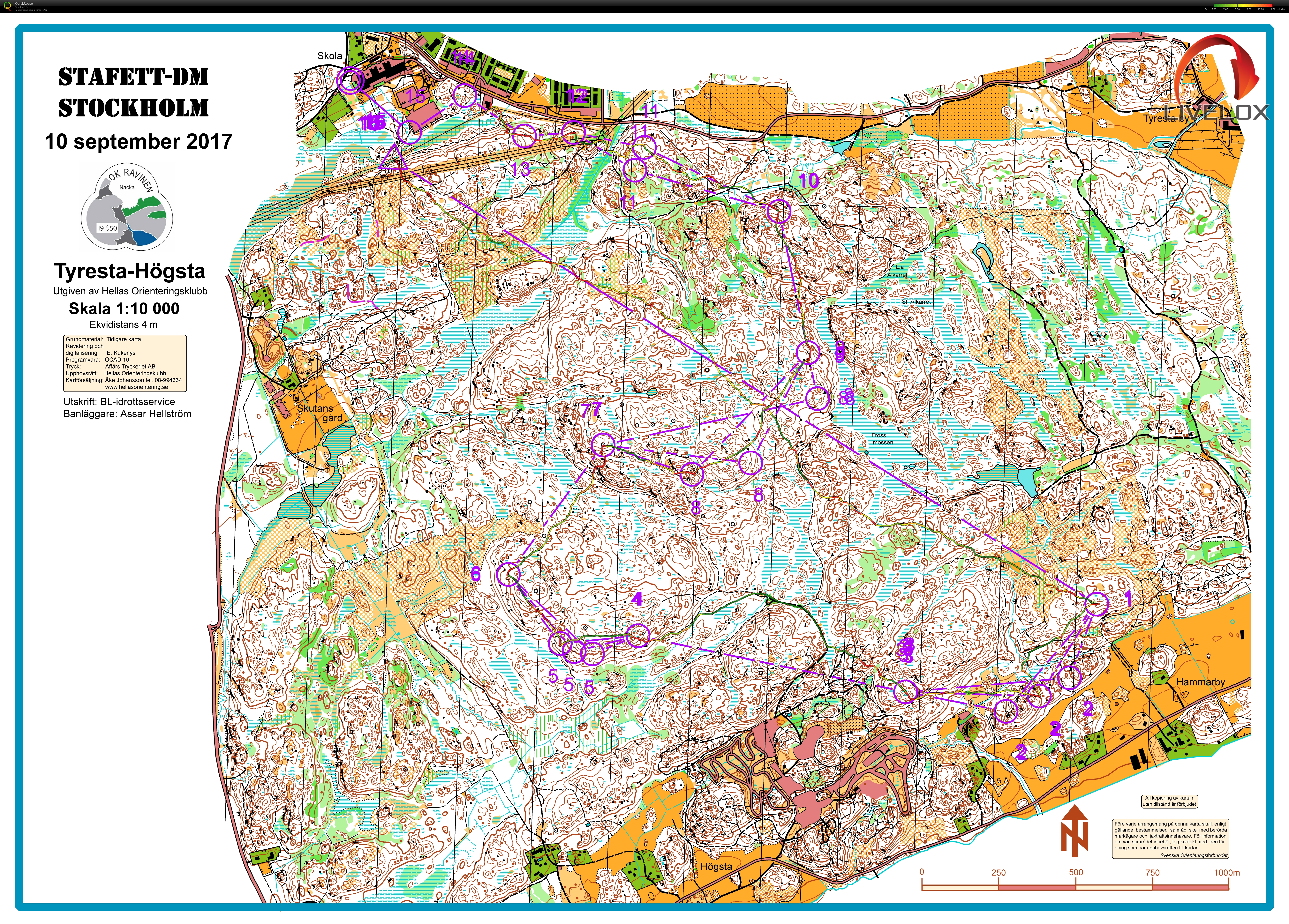 Tyresta (course from DM relay 2017) (2018-06-06)