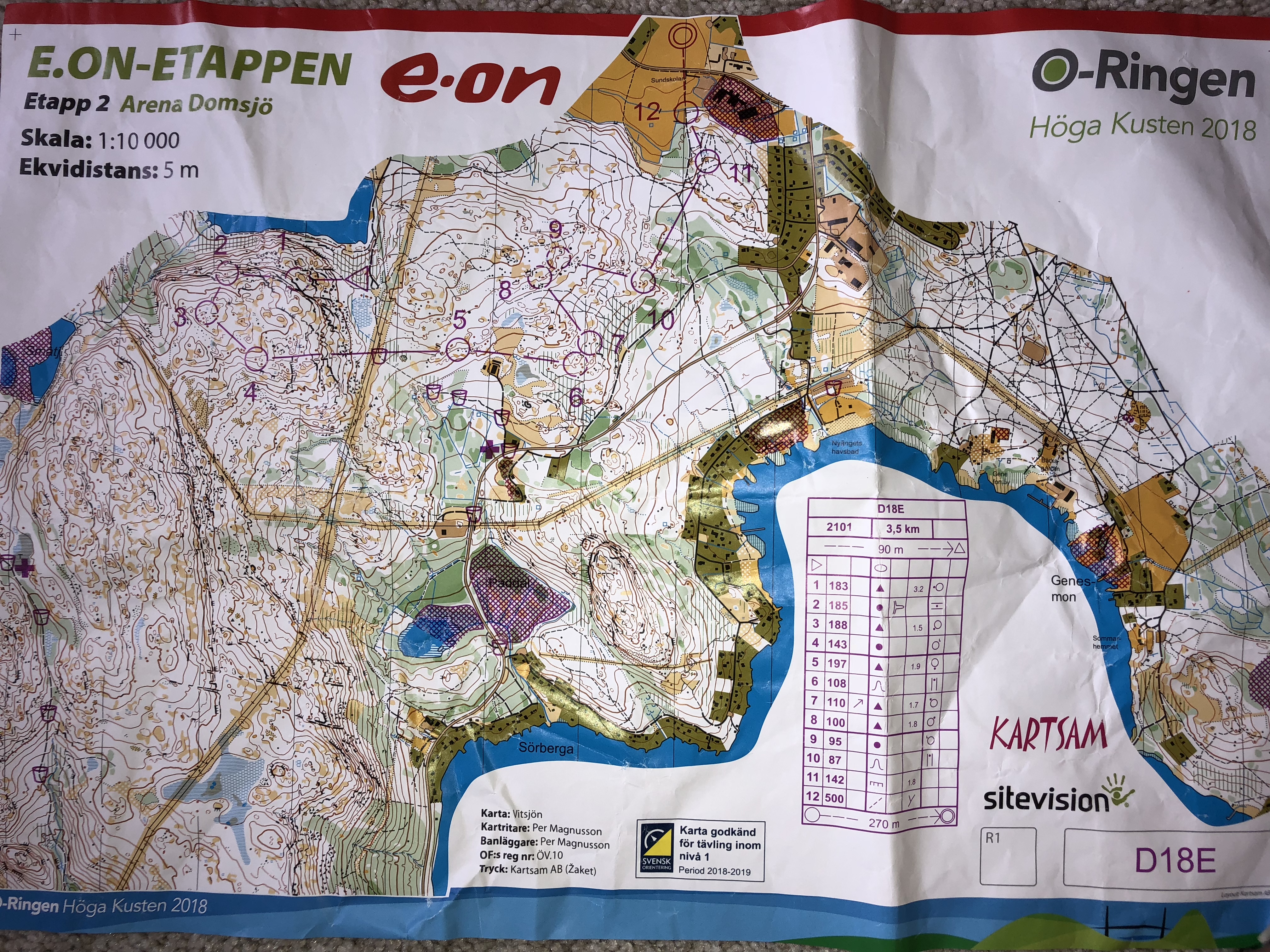O - ringen etapp 2 (2018-07-23)
