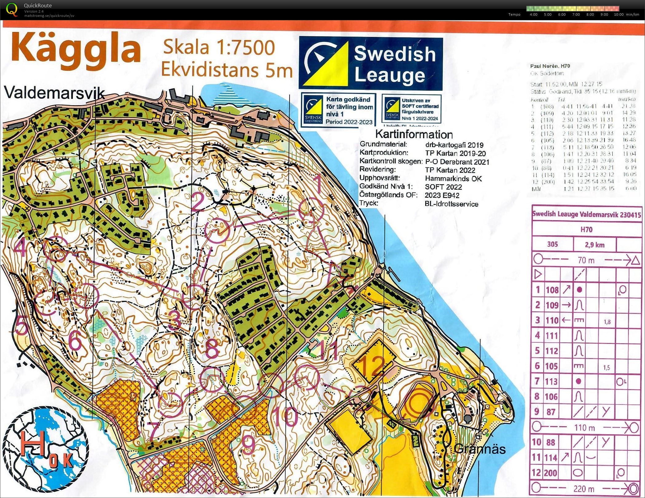 Swe League med Valdemarsviksdubbeln  (2023-04-15)