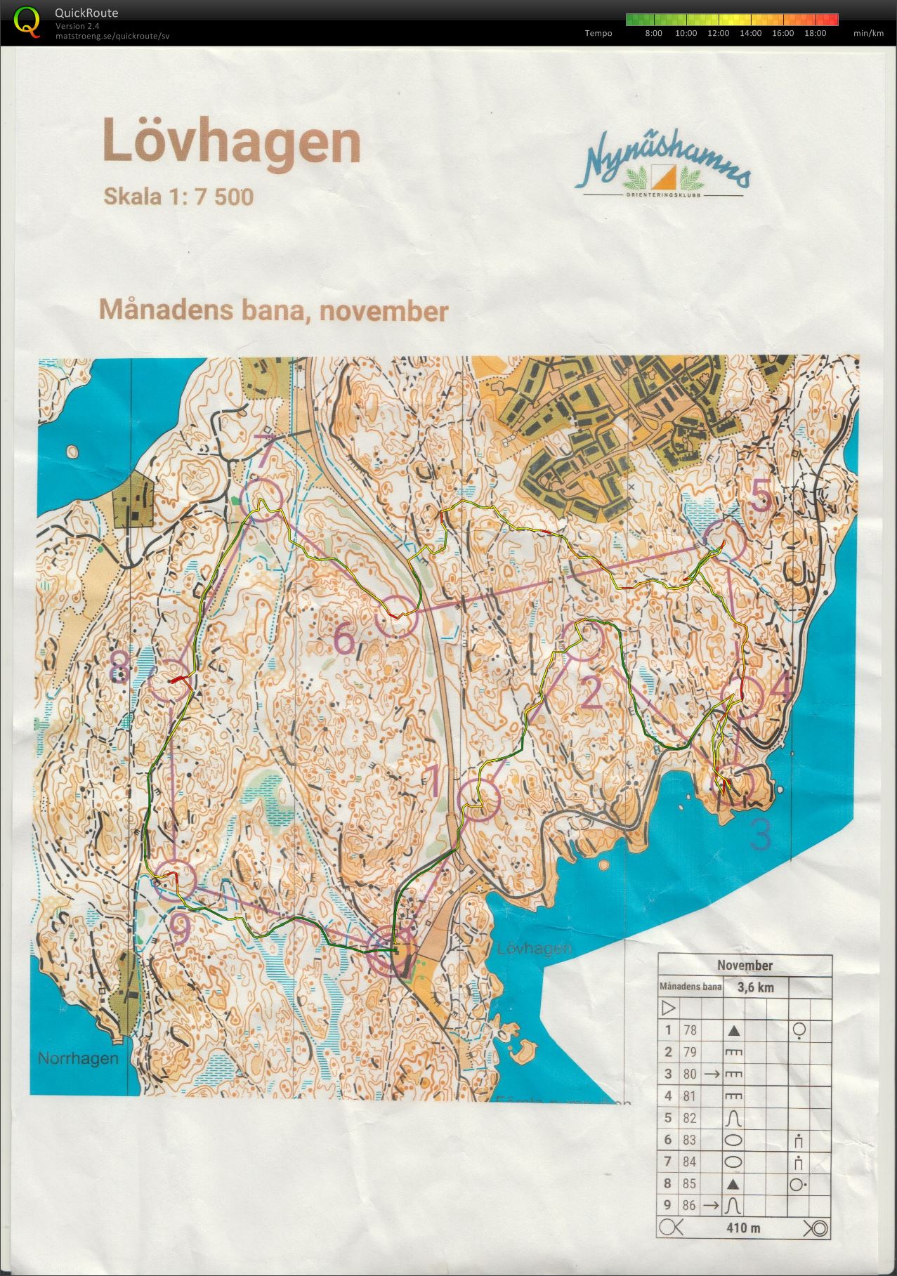 Månadens bana Lövhagen Nynäshamn (2024-12-01)