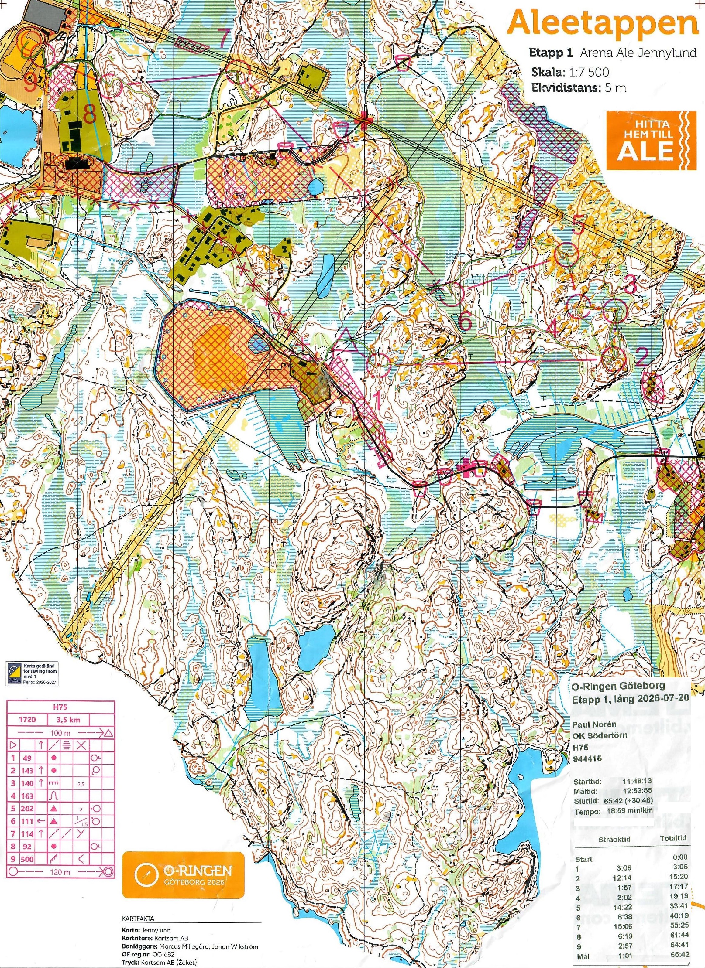 O-Ringen Gbg E1 (2026-07-20)