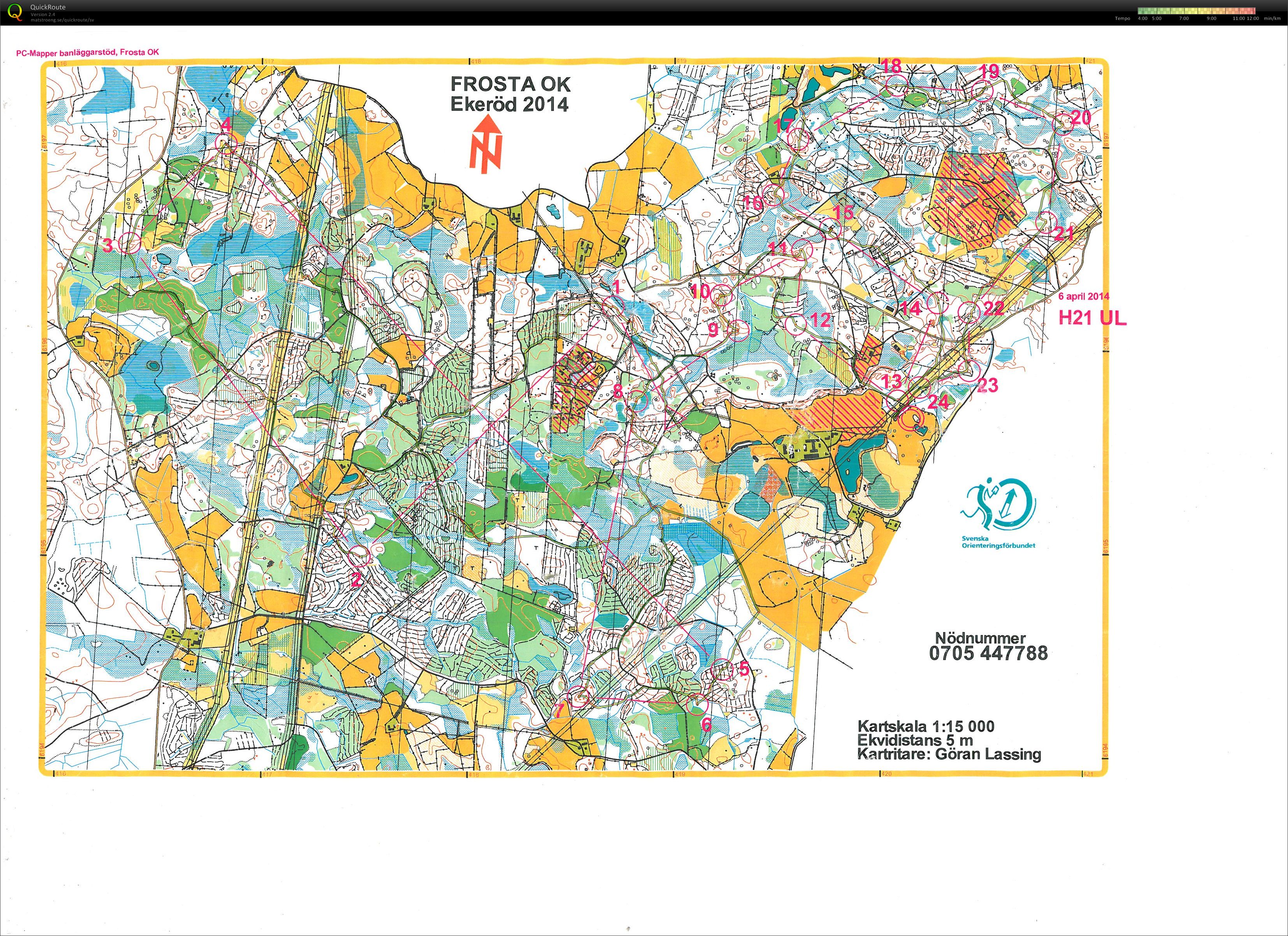 Ultralång-DM H21 i Skåne (2014-04-06)
