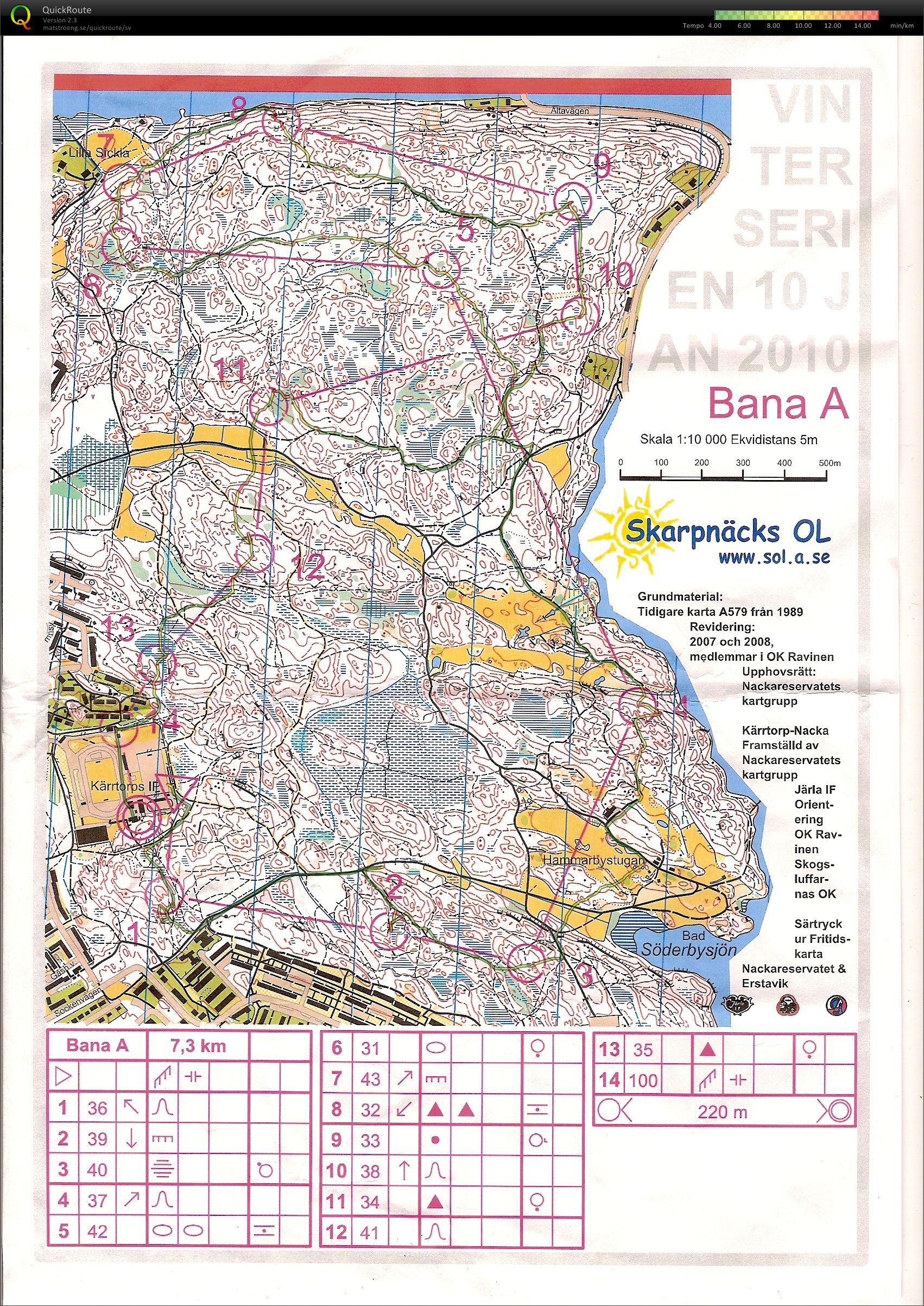 Vinterserien bana A (2010-01-10)